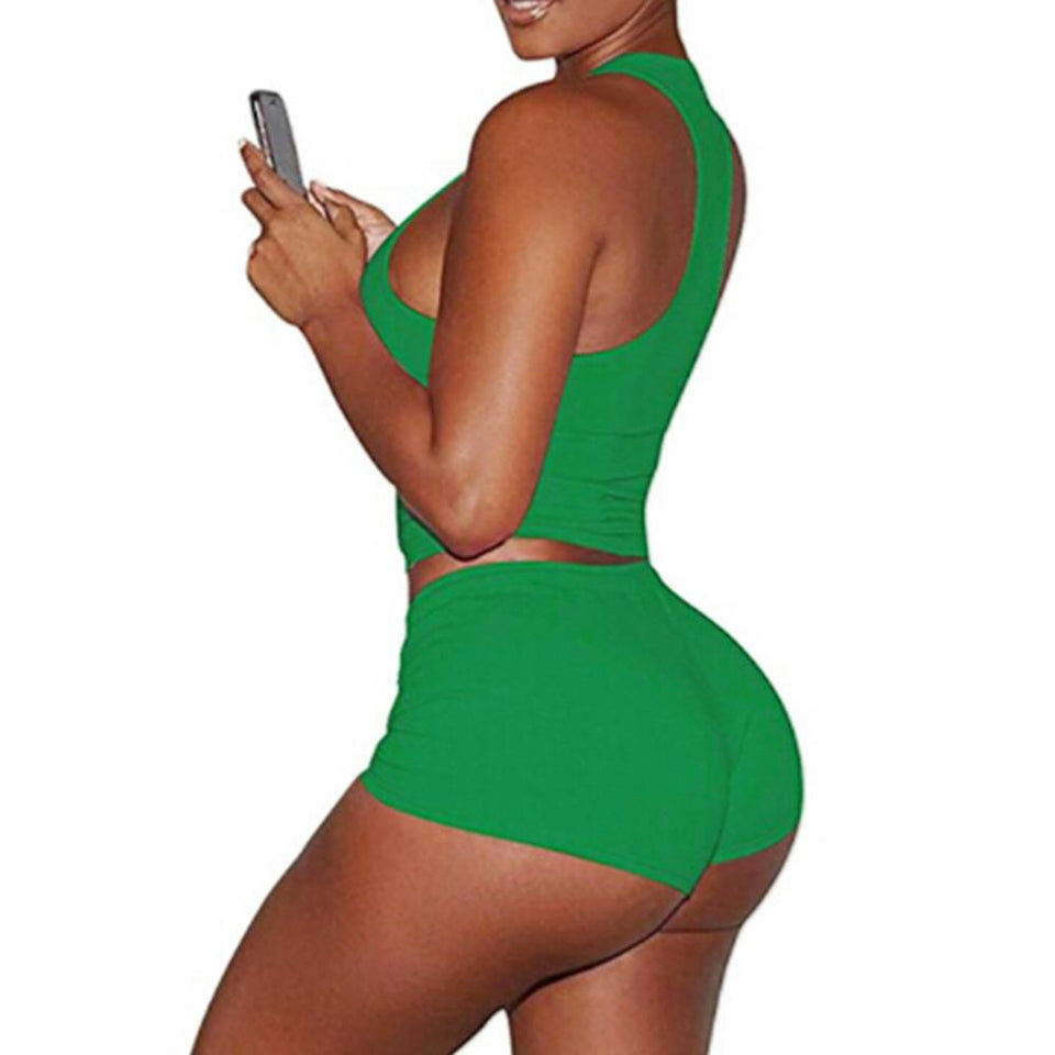 2pcs Short Tracksuit