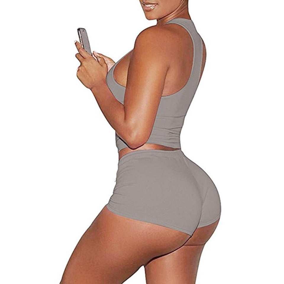 2pcs Short Tracksuit