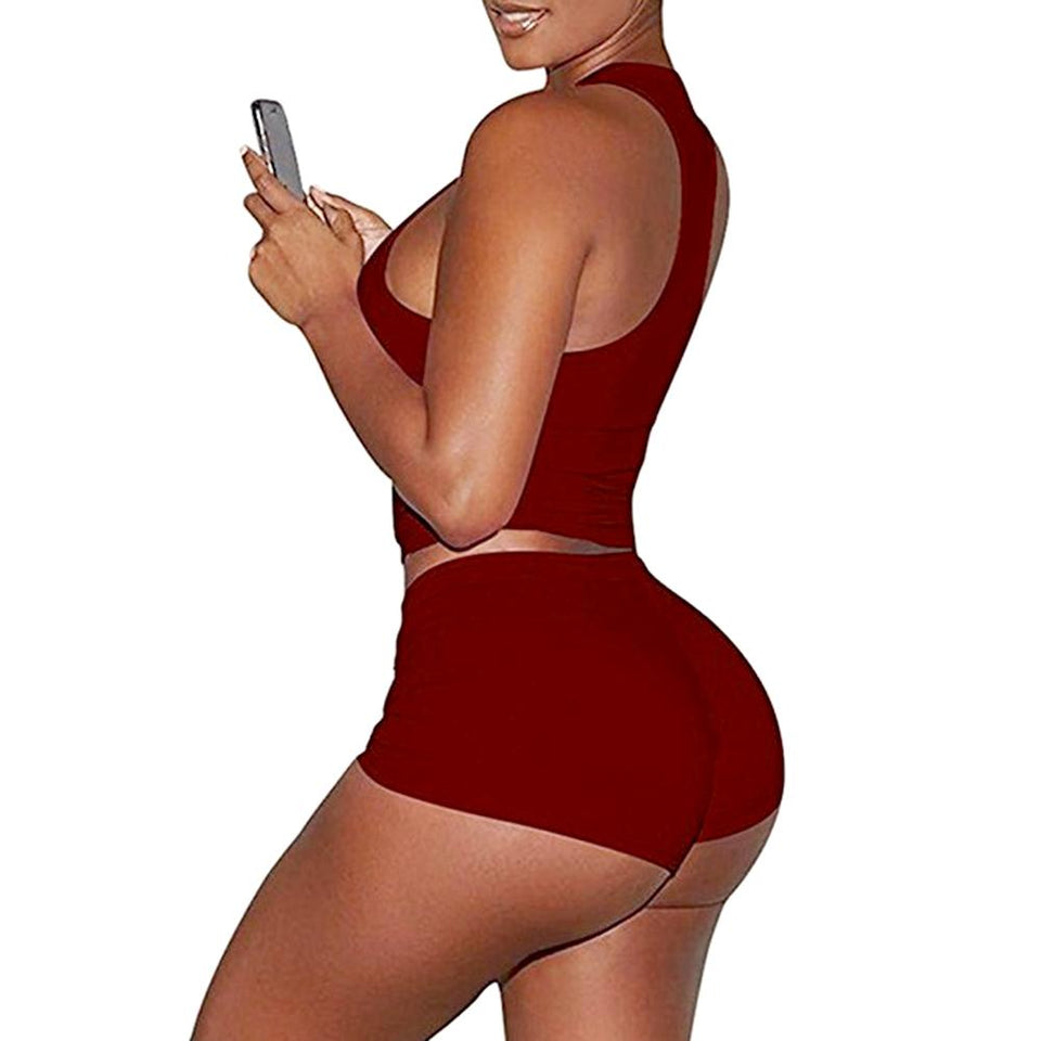 2pcs Short Tracksuit