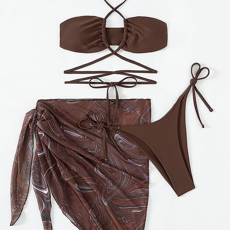 Bathing  Bikini (3pieces)
