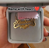 Personalized name necklace .
