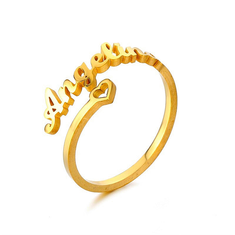 Personalized Name Ring
