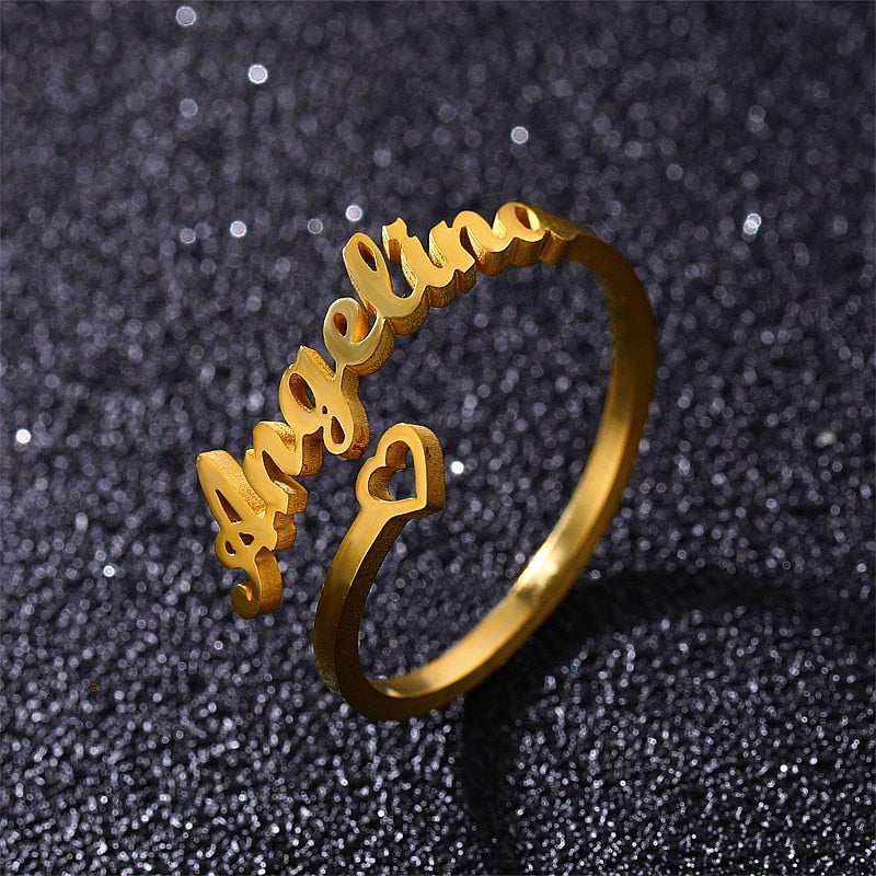 Personalized Name Ring