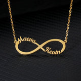 Infinity name necklace