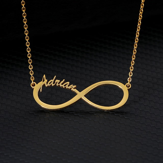 Infinity name necklace