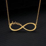 Infinity name necklace