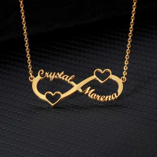 Infinity name necklace
